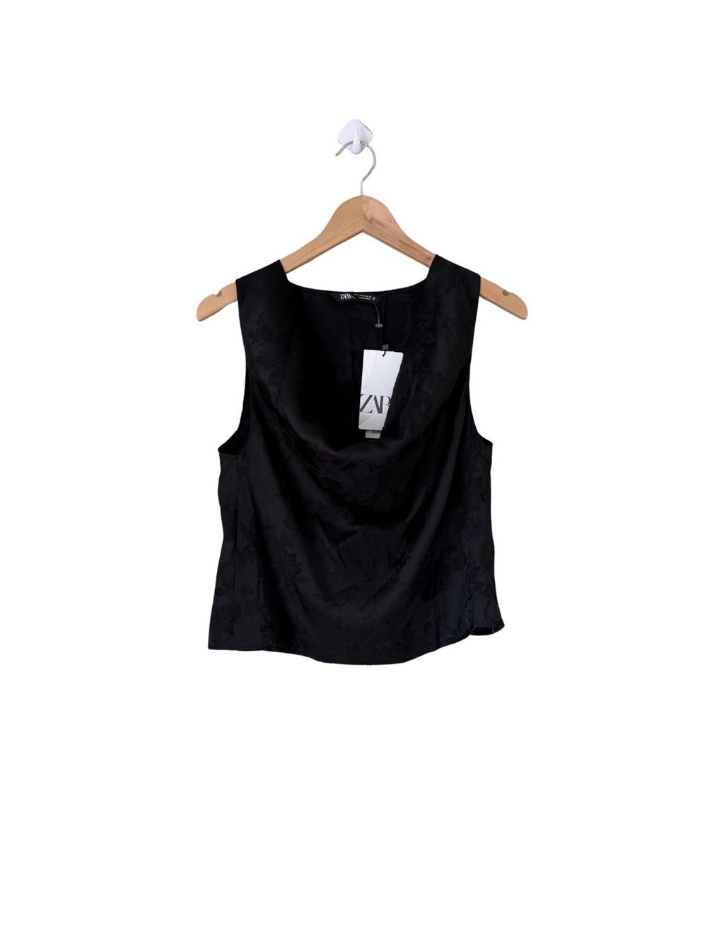 Zara - NWT Floral Scoop Neck Sleeveless Top - Size Small